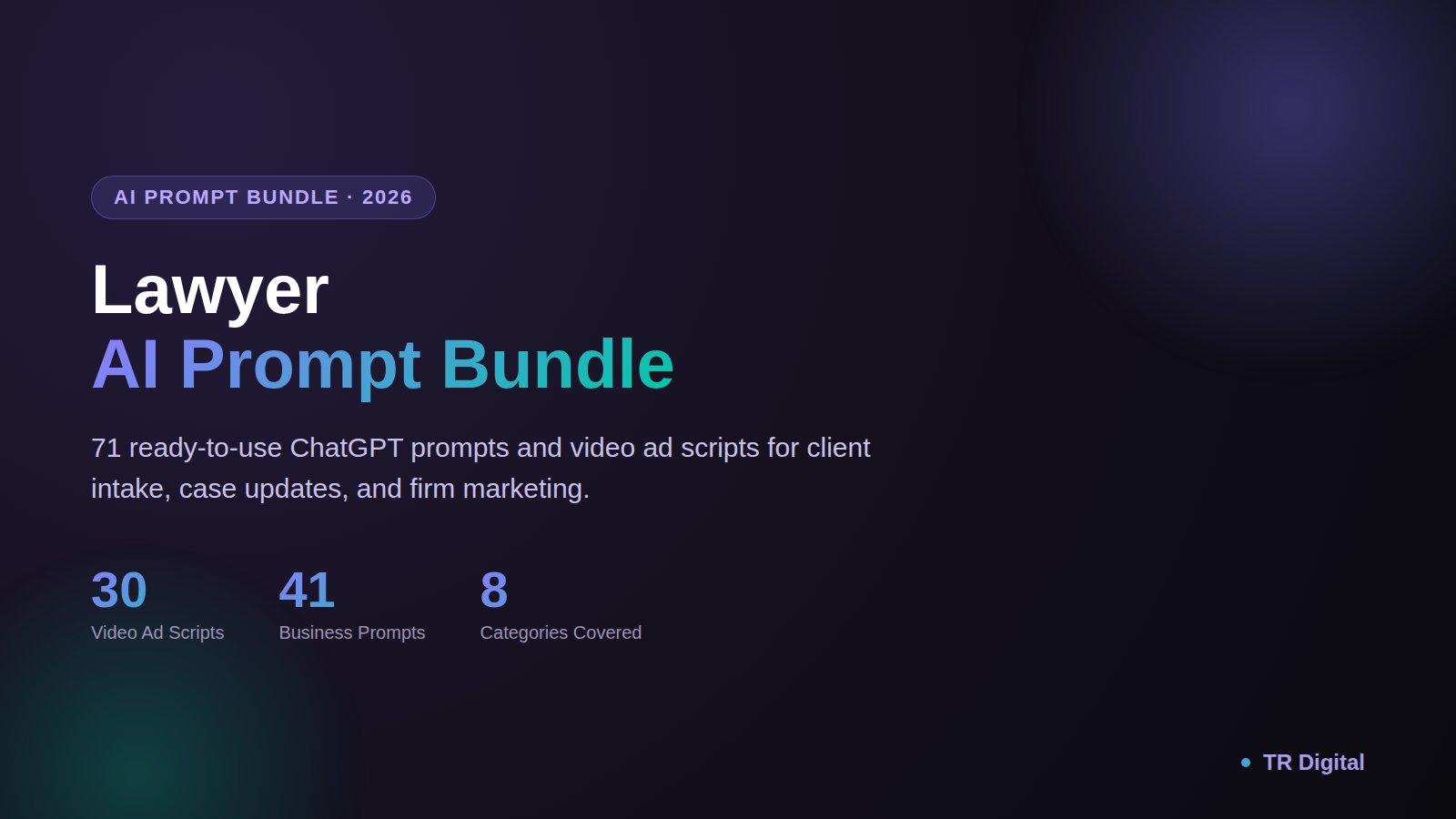 Lawyer AI Prompt Bundle