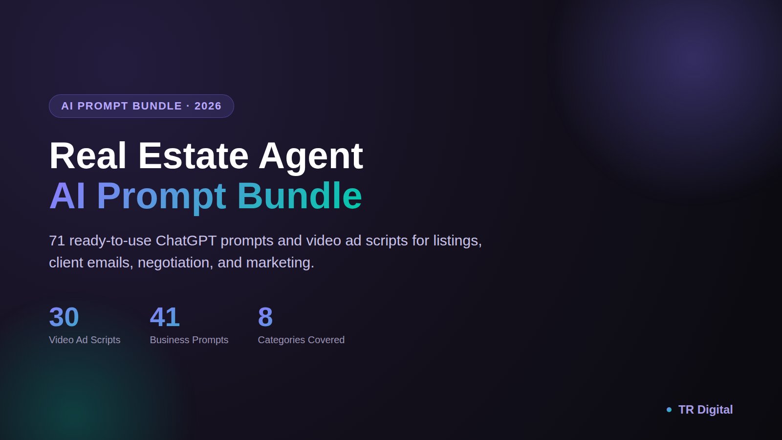 Real Estate Agent AI Prompt Bundle